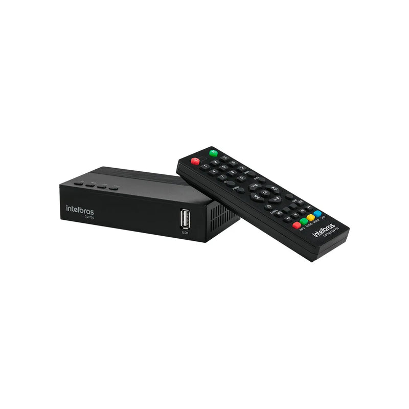 Conversor Digital de TV Intelbras com Gravador CD 730