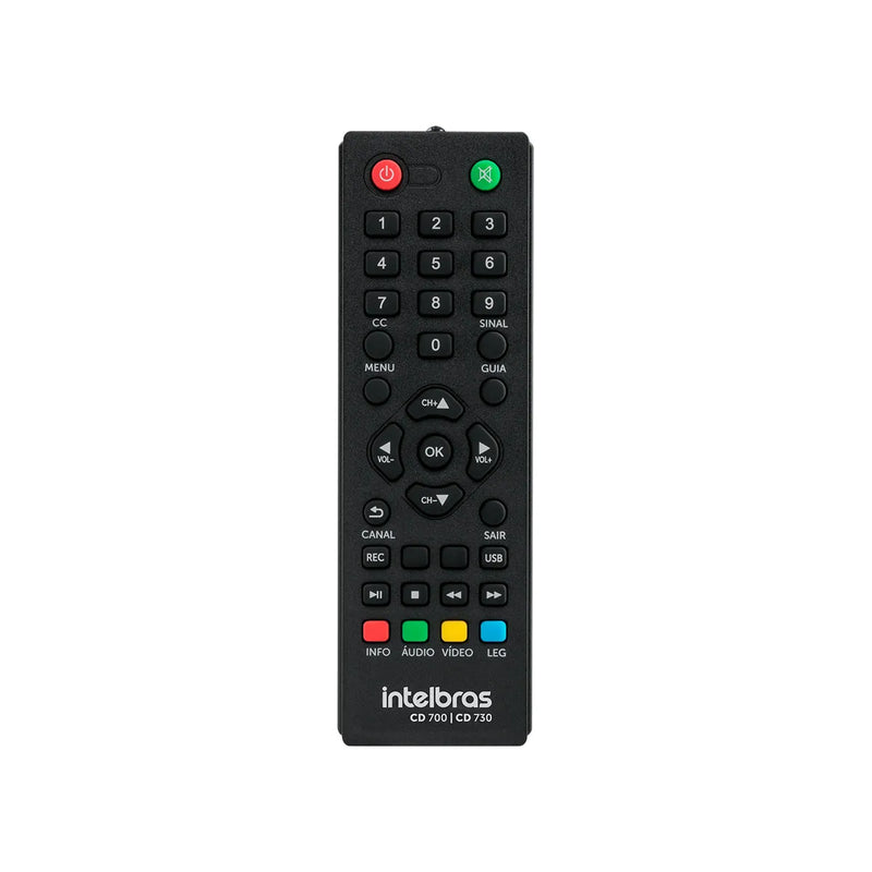 Conversor Digital de TV Intelbras com Gravador CD 730